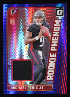 Michael Penix Jr. 2024 Donruss Optic Rookie Phenoms Blue Hyper #31 RC at PristineAuction.com