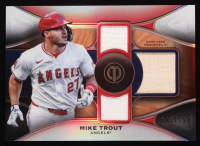 Mike Trout 2025 Topps Tribute Triple Relics #TTRMT #148/199 at PristineAuction.com