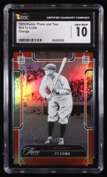 Ty Cobb 2024 Panini Three and Two Orange #24 #01/25 (CGC 10) at PristineAuction.com