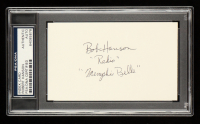 Robert Hanson Signed Index Card Inscribed "Radio" & "Memphis Belle" (PSA) at PristineAuction.com