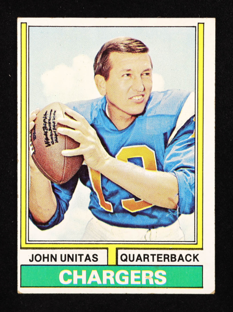 Johnny Unitas 1974 Topps #150