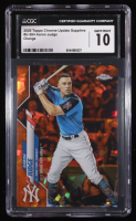 Aaron Judge 2020 Topps Chrome Update Sapphire Orange Refractors #U264 HRD #01/25 (CGC 10) at PristineAuction.com