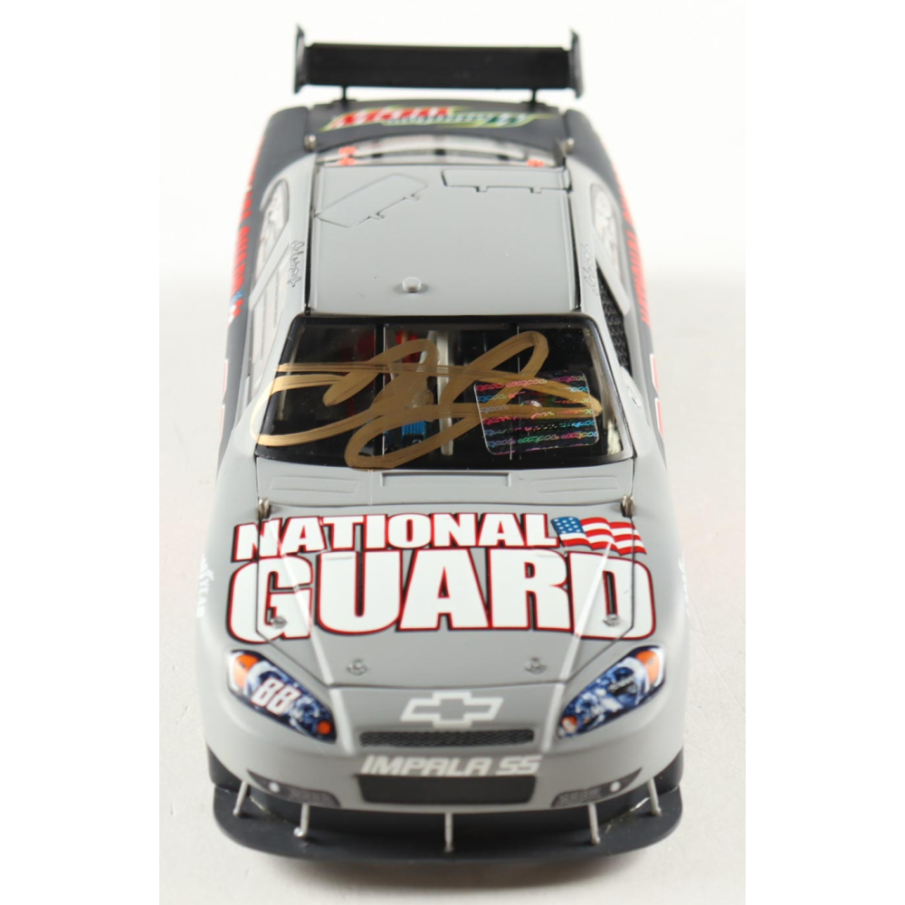 Dale Earnhardt Jr. Signed 2008 #88 National Guard Test Car Impala SS 1:24 Diecast Car (JR Motorsports) at PristineAuction.com