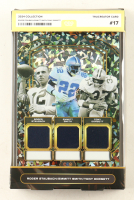 Roger Staubach | Emmitt Smith | Tony Dorsett 2024 TruCreator Collection Jumbo Card #TJCRSESTD at PristineAuction.com