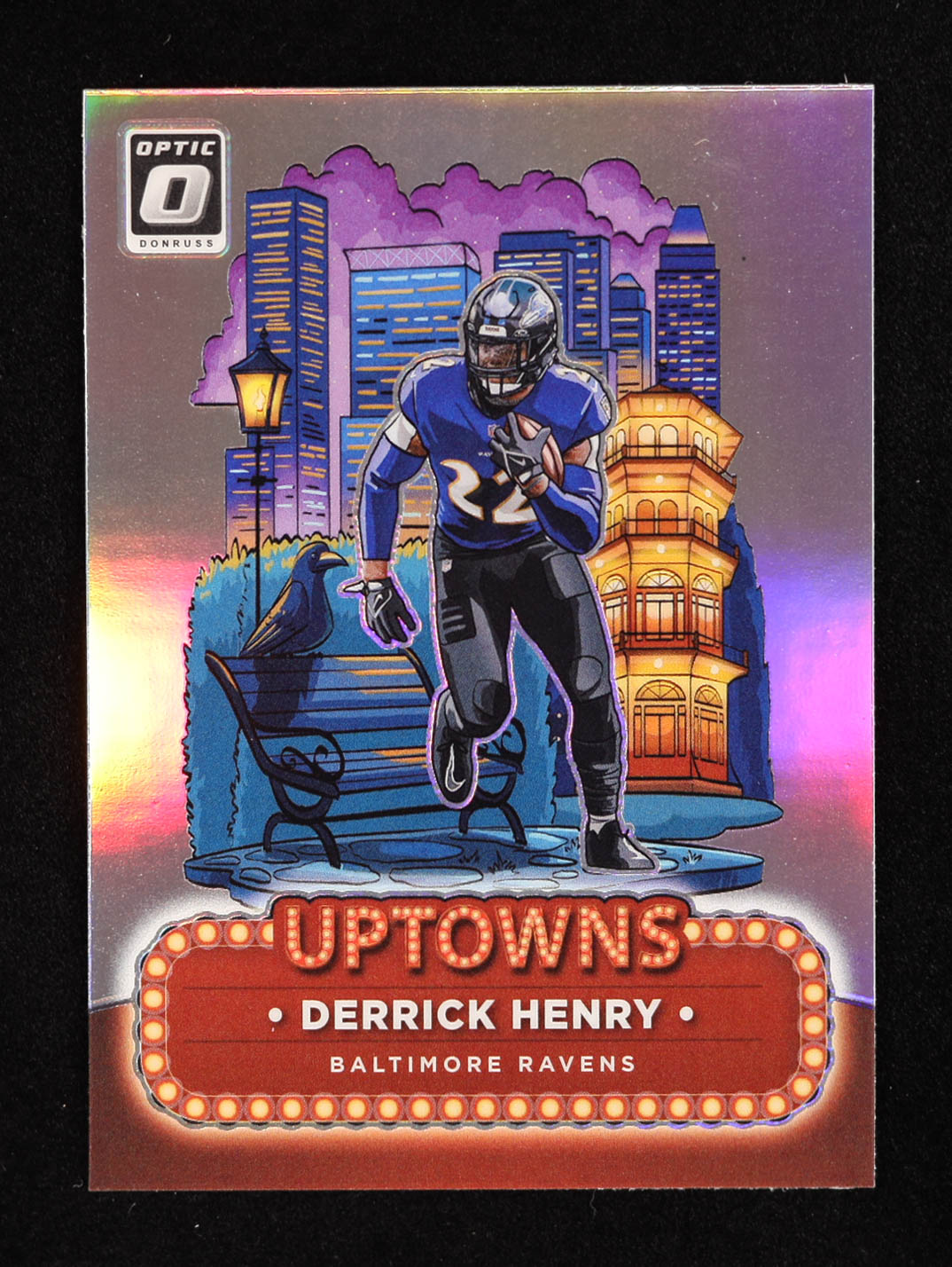 Derrick Henry 2024 Donruss Optic Uptowns #18 at PristineAuction.com Derrick Henry 2024 Donruss Optic Uptowns #18 at PristineAuction.com