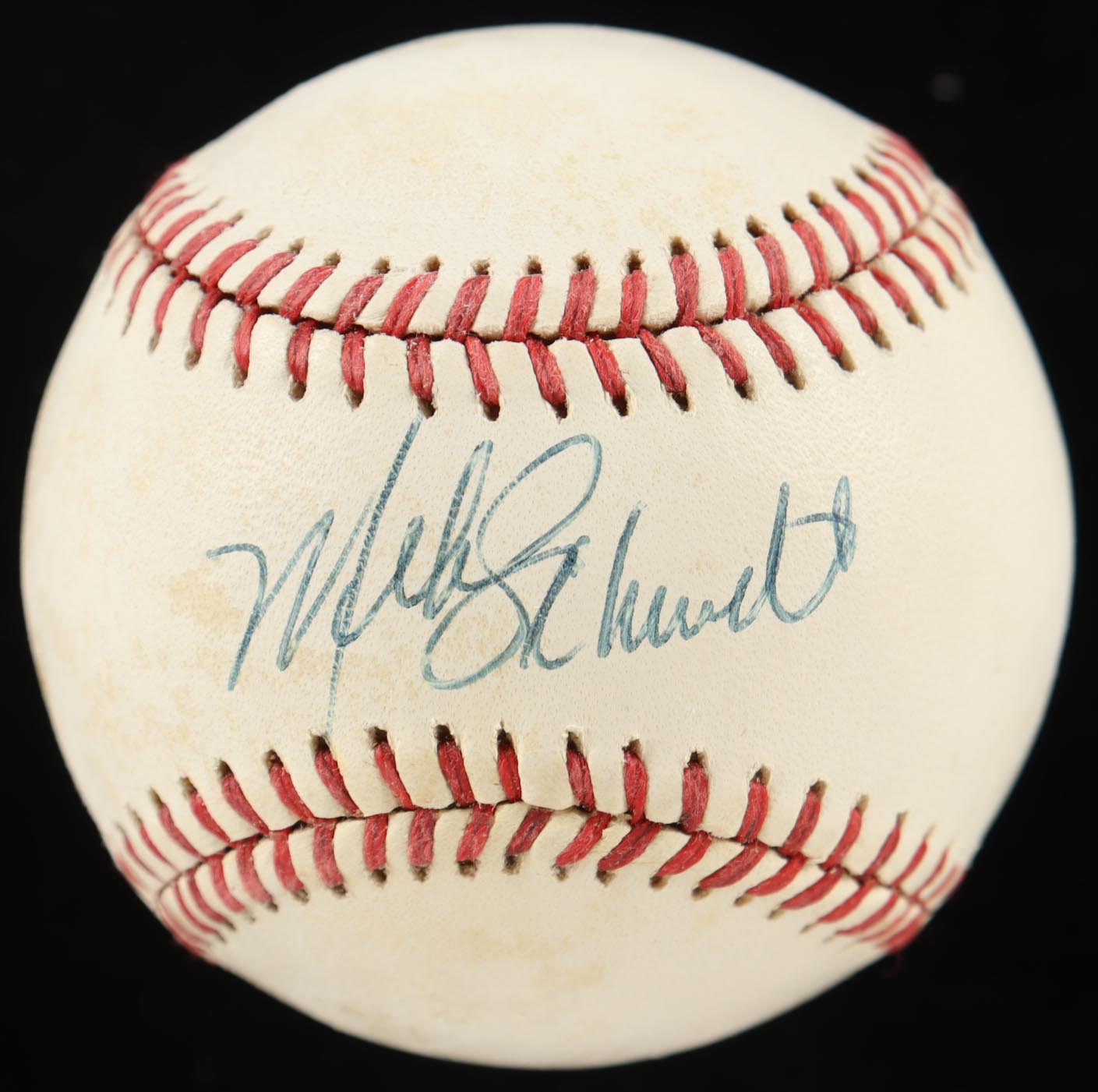 Mike Schmidt Signed ONL Baseball with Display Case (PSA) at PristineAuction.com Mike Schmidt Signed ONL Baseball with Display Case (PSA) at PristineAuction.com