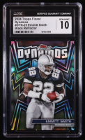 Emmitt Smith 2024 Finest Dynamos Black Refractors #DYN25 #11/25 (CGC 10) at PristineAuction.com