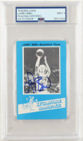 Larry Bird Signed 1982 Indiana State Sycamore Rampage Card (PSA | Auto Grade 9) at PristineAuction.com