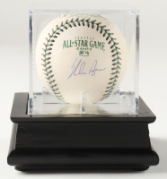 Nolan Ryan Signed OML 2001 All-Star Game Logo Baseball with Display Case (PSA) at PristineAuction.com