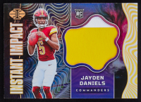 Jayden Daniels 2024 Panini Illusions Instant Impact Jerseys #4 RC at PristineAuction.com