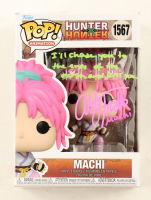 Abby Trott Signed "Hunter x Hunter" #1567 Machi Funko Pop! Vinyl Figure with Extensive Inscription (JSA) at PristineAuction.com