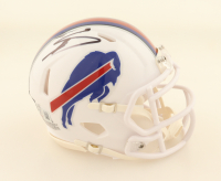 Stefon Diggs Signed Bills Speed Mini Helmet (Beckett) at PristineAuction.com