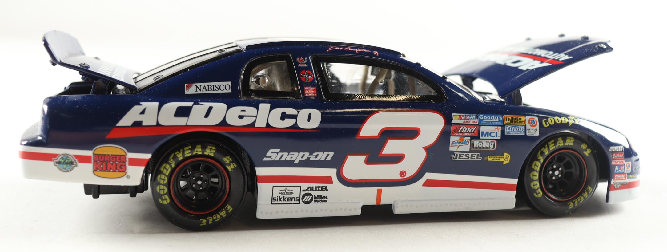 Dale Earnhardt Jr. Signed 1999 #3 ACDelco Monte Carlo 1:24 Diecast Car (JR Motorsports) at PristineAuction.com Dale Earnhardt Jr. Signed 1999 #3 ACDelco Monte Carlo 1:24 Diecast Car (JR Motorsports) at PristineAuction.com