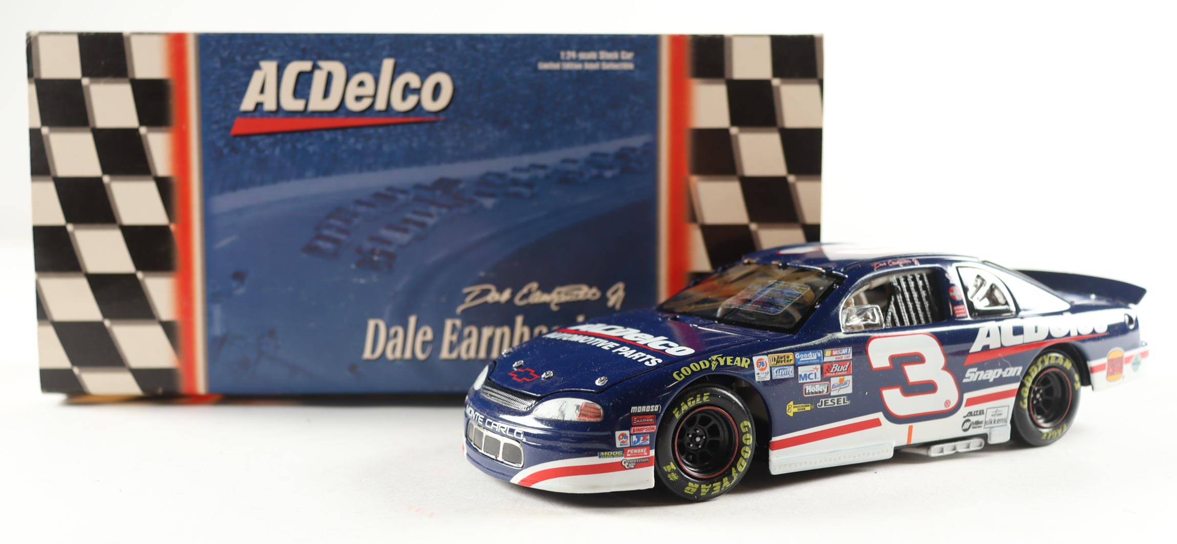 Dale Earnhardt Jr. Signed 1999 #3 ACDelco Monte Carlo 1:24 Diecast Car (JR Motorsports) at PristineAuction.com Dale Earnhardt Jr. Signed 1999 #3 ACDelco Monte Carlo 1:24 Diecast Car (JR Motorsports) at PristineAuction.com