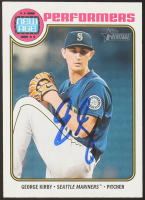 George Kirby Signed 2023 Topps Heritage New Age Performers #NA1 (JSA) at PristineAuction.com