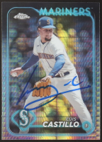 Luis Castillo Signed 2024 Topps Chrome #129 (JSA) at PristineAuction.com