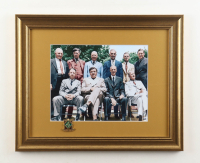 Baseball Hall Of Fame Inaugural Class Custom Framed Photo Display with Pin at PristineAuction.com