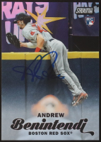 Andrew Benintendi Signed 2017 Stadium Club #149A RC (JSA) at PristineAuction.com
