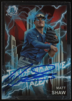Matt Shaw 2023 Bowman Chrome Draft Transformative Talent #TT7 RC (JSA) at PristineAuction.com