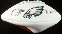 Jalen Hurts & Devonta Smith Signed Eagles Logo Football (Fanatics) at PristineAuction.com
