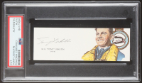WWII RAF Pilot Tony Liskutin Signed Cut With Portrait (PSA) at PristineAuction.com