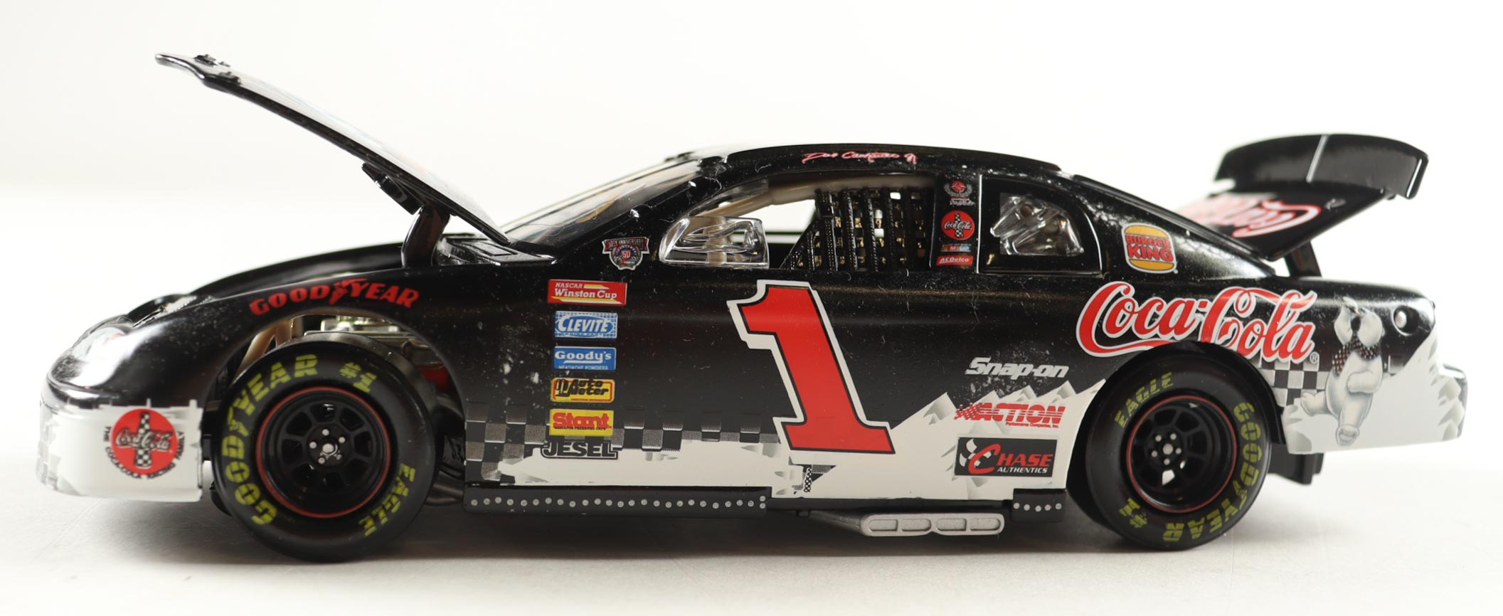 Dale Earnhardt Jr. Signed 1998 #1 Coke Polar Bear Monte Carlo 1:24 Diecast Car (JR Motorsports) at PristineAuction.com Dale Earnhardt Jr. Signed 1998 #1 Coke Polar Bear Monte Carlo 1:24 Diecast Car (JR Motorsports) at PristineAuction.com