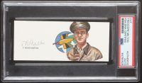 Theodore Milton Signed Cut With Portrait WWII 384th BG Pilot (PSA) at PristineAuction.com