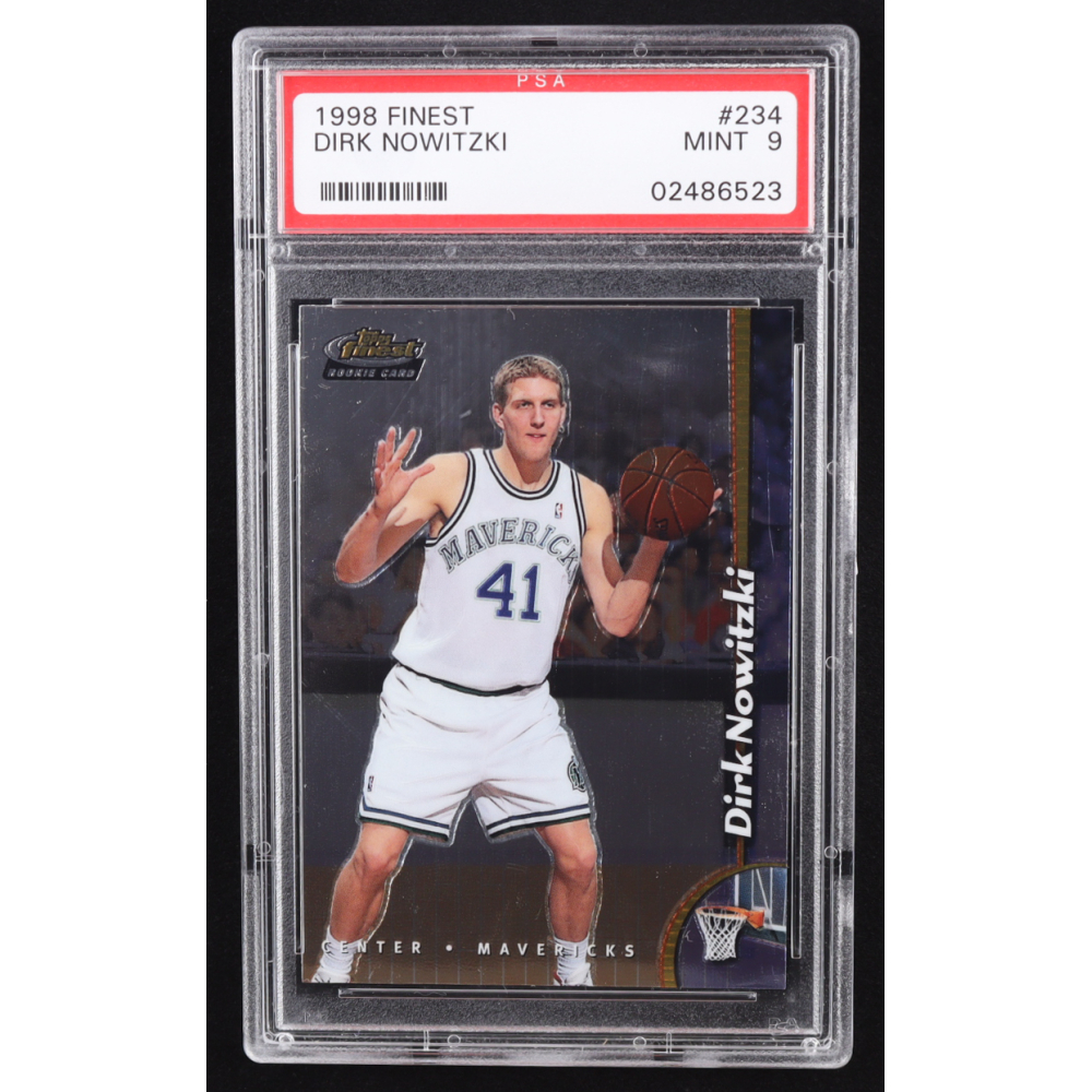 Dirk Nowitzki 1998-99 Finest #234 RC (PSA 9) at PristineAuction.com