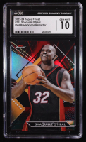 Shaquille O'Neal 2023-24 Finest Red Black Vapor Refractors #257 R #03/10 (CGC 10) at PristineAuction.com