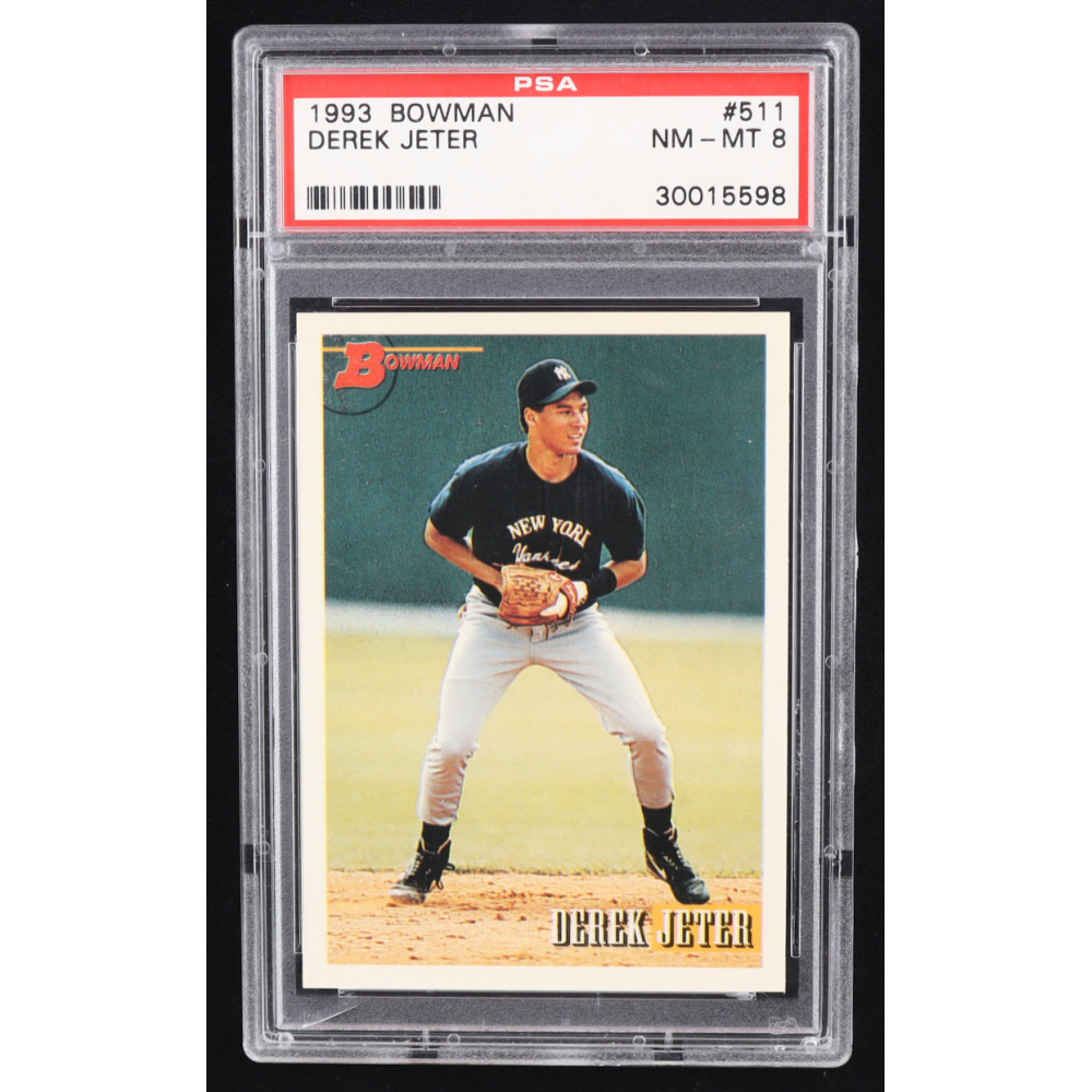 Derek Jeter 1993 Bowman #511 RC (PSA 8) at PristineAuction.com