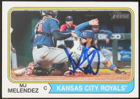 MJ Melendez Signed 2023 Topps Heritage #214 (JSA) at PristineAuction.com