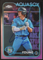 Cole Young Signed 2024 Topps Pro Debut Chrome #PDC76 RC (JSA) at PristineAuction.com