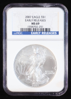 2007 American Silver Eagle - Early Releases (NGC MS69) at PristineAuction.com