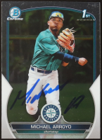 Michael Arroyo Signed 2023 Bowman Chrome Prospects #BCP63 RC (JSA) at PristineAuction.com