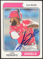 Luis Rengifo Signed 2023 Topps Heritage #223 (JSA) at PristineAuction.com