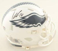 Kenneth Gainwell Signed Eagles Salute To Service Alternate Speed Mini Helmet (PSA) at PristineAuction.com
