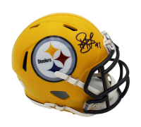 Troy Polamalu Signed Steelers Custom Speed Mini Helmet (Radtke) at PristineAuction.com