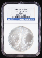 2007 American Silver Eagle - Early Releases (NGC MS69) at PristineAuction.com