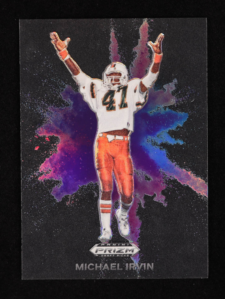 Michael Irvin 2024 Panini Prizm Draft Picks Black Color Blast #26