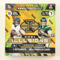 2021 Panini Illusions Football Mega Box with (7) Packs at PristineAuction.com