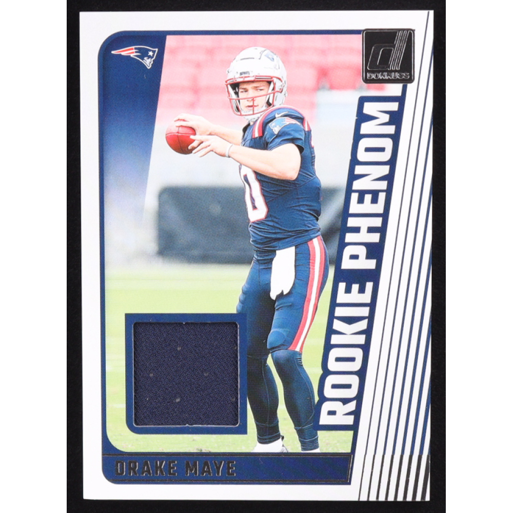 Drake Maye 2024 Donruss Rookie Phenom Jerseys #25 RC at PristineAuction.com