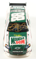 Dale Earnhardt Jr. Signed 2008 #88 Mt. Dew Retro Impala SS 1:24 Diecast Car (JR Motorsports) at PristineAuction.com
