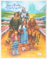 Jerry Maren, Mickey Carroll & Karl Slover Signed "The Wizard of Oz" 11.5x14.5 Print with Multiple Inscriptions (JSA) at PristineAuction.com