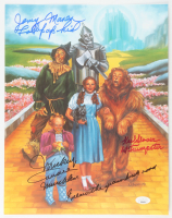 Jerry Maren, Mickey Carroll & Karl Slover Signed "The Wizard of Oz" 11.5x14.5 Print with Multiple Inscriptions (JSA) at PristineAuction.com