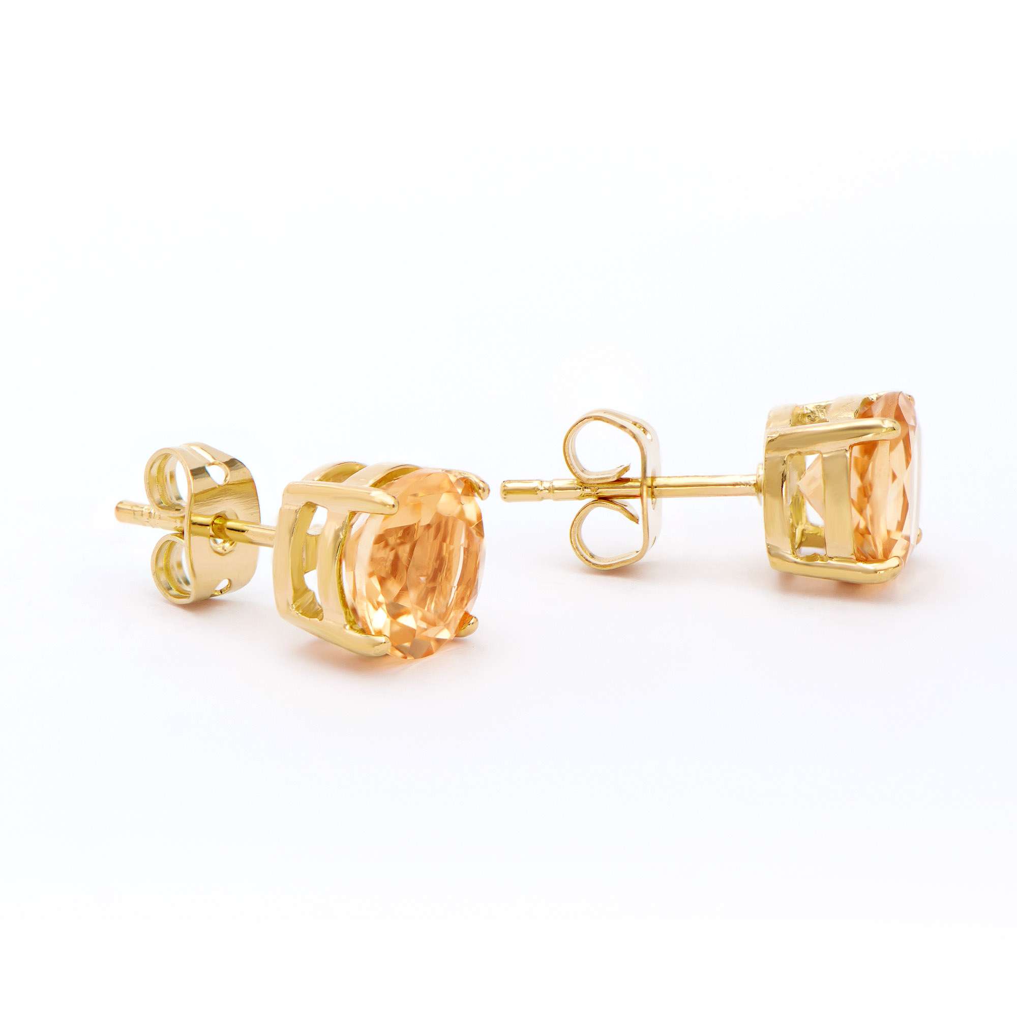 3.15 CTW Natural Citrine 18K Gold Plated Designer Earrings | Estimated Retail Value: $1,199 (AMG) at PristineAuction.com 3.15 CTW Natural Citrine 18K Gold Plated Designer Earrings | Estimated Retail Value: $1,199 (AMG) at PristineAuction.com
