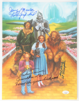 Jerry Maren, Mickey Carroll & Karl Slover Signed "The Wizard of Oz" 11.5x14.5 Print with Multiple Inscriptions (JSA) at PristineAuction.com
