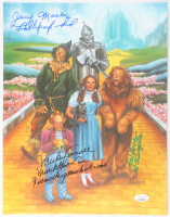 Jerry Maren, Mickey Carroll & Karl Slover Signed "The Wizard of Oz" 11.5x14.5 Print with Multiple Inscriptions (JSA) at PristineAuction.com