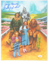 Jerry Maren, Mickey Carroll & Karl Slover Signed "The Wizard of Oz" 11.5x14.5 Print with Multiple Inscriptions (JSA) at PristineAuction.com