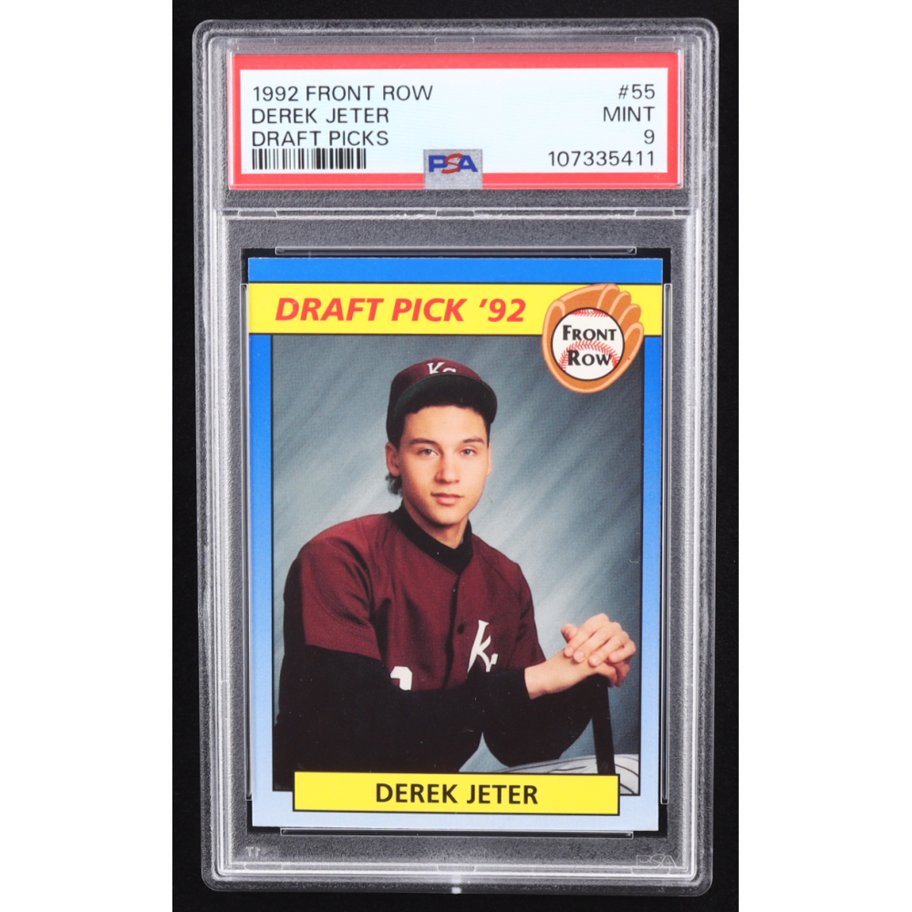 Derek Jeter 1992 Front Row Draft Picks #55 RC (PSA 9) at PristineAuction.com