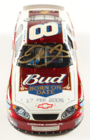 Dale Earnhardt Jr. Signed 2005 #8 Budweiser / Dual At Daytona / Born On Date Feb 17 Monte Carlo Club Car 1:24 Diecast Car (JR Motorsports) at PristineAuction.com